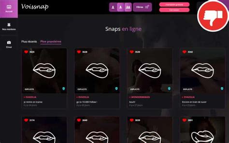 Voissnap - Voissnap Les Snaps Pour Chauffer Et Flirter En Dehors De Voissa.